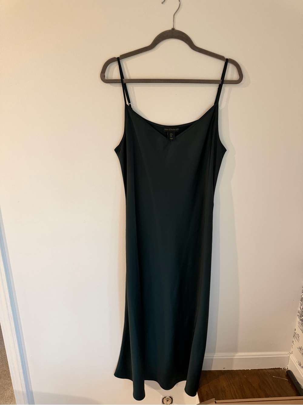 House of Harlow Emerald Slip Midi Dress